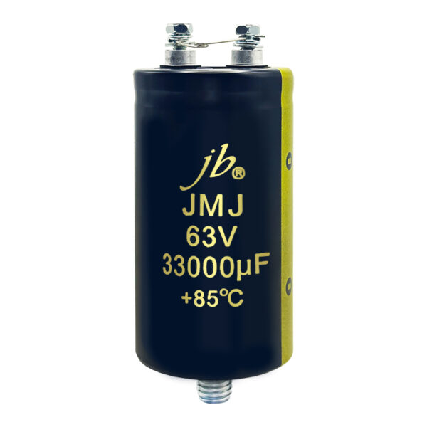 JMJ 2000H at 85°C Miniaturized, Screw Aluminum Electrolytic Capacitors – Long Life, High Efficiency for Power Supply Systems