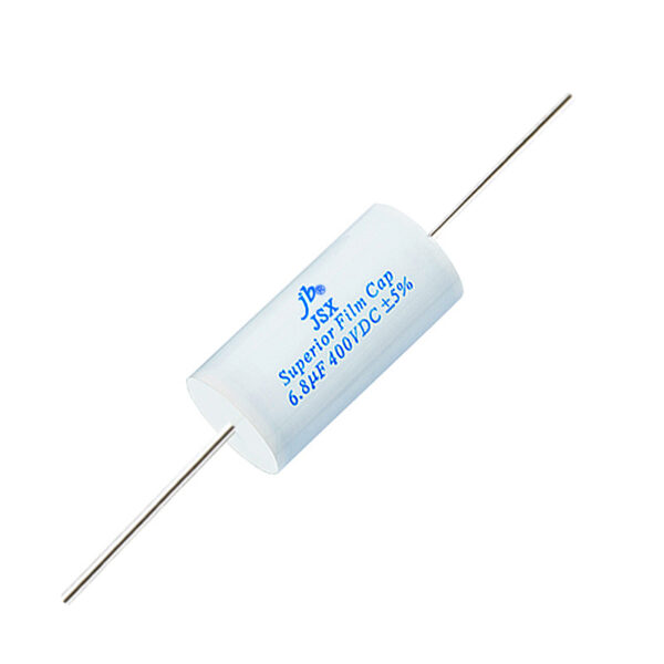 Axial Polypropylene Film Capacitors designed for high-performance applications, featuring low dielectric absorption and excellent stability. These capacitors are available in a capacitance range from 0.0022µF to 15µF and voltage ratings from 250V to 2000V DC. Ideal for audio, pulse, and AC applications, they provide reliable performance with minimal losses and are suitable for use in various electronic circuits.