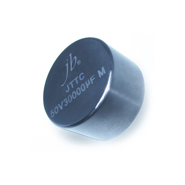 JTTC Hybrid Tantalum Capacitors with radial-lead design and heteropolarity, ideal for compact and high-reliability systems.