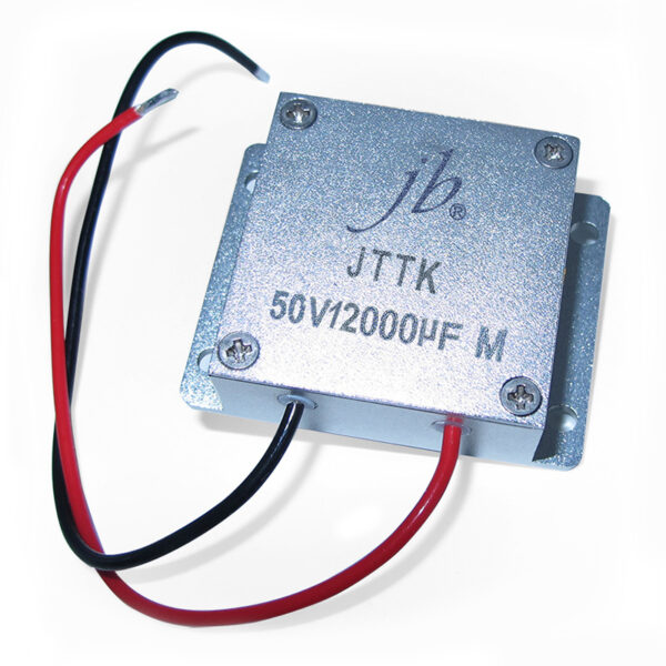 JTTK Hybrid Tantalum Capacitors, square design with heteropolarity, ideal for compact, high-reliability industrial and aerospace applications.