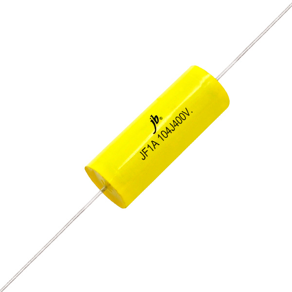 JF1A Circular Axial Capacitors with double-sided metallized polypropylene structure for reliable performance