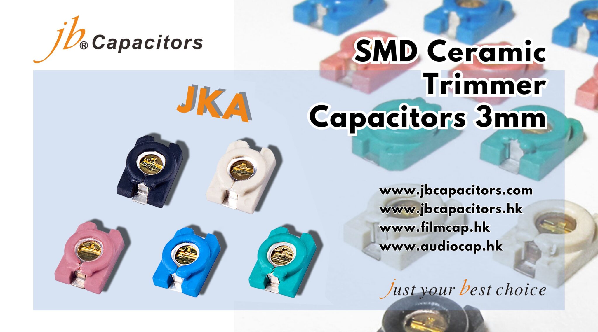 Precision You Can Rely On Jb JKA SMD Trimmer Capacitors For Diverse Precision You Can Rely On Jb JKA SMD Trimmer Capacitors For Diverse