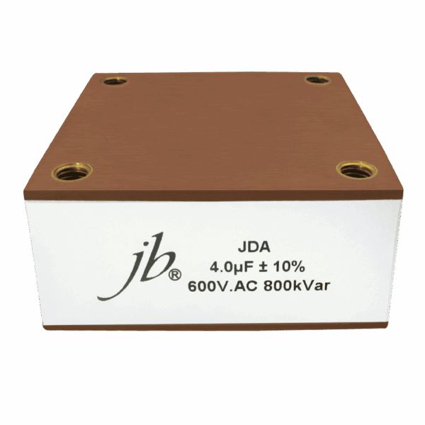 jb JDA Conduction Cooled Capacitor 4.0µF ±10% 600VAC 800kVar high voltage high frequency capacitor