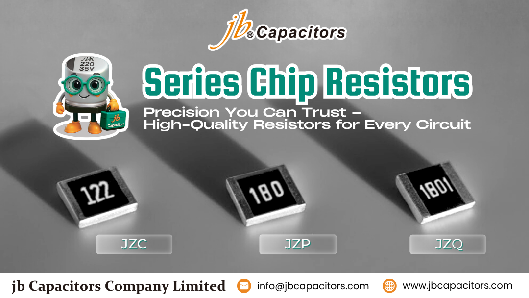 jb capacitors chip resistor series JZC JZP JZQ high voltage automotive and high power thick film resistors”