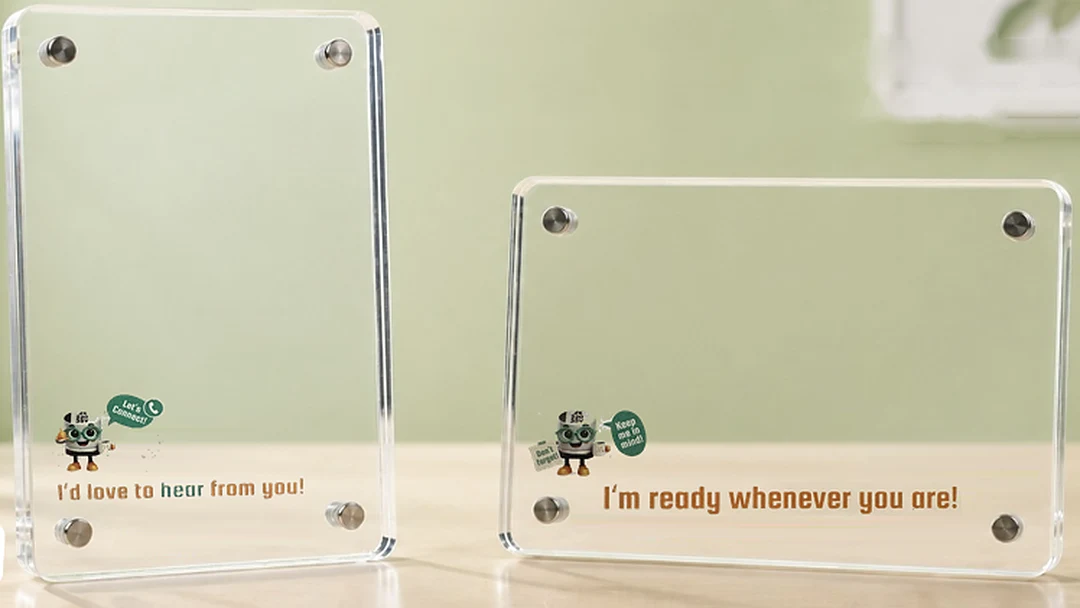 jb Capacitors magnetic acrylic photo frames with jb mascot prints